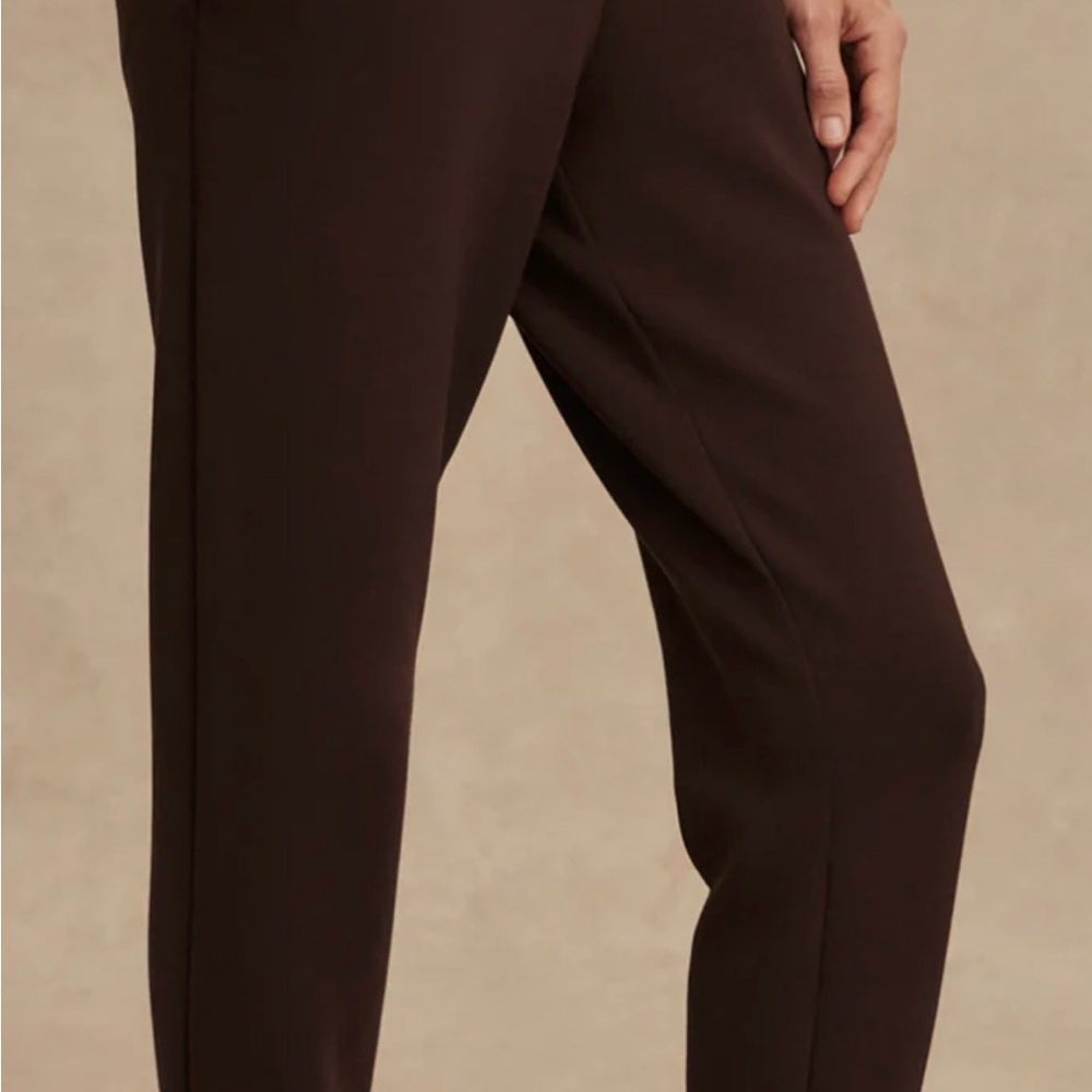 Varley The Slim Cuff Pant 25" Coffee Bean Brown Size M